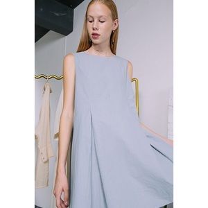 Blue cotton dress